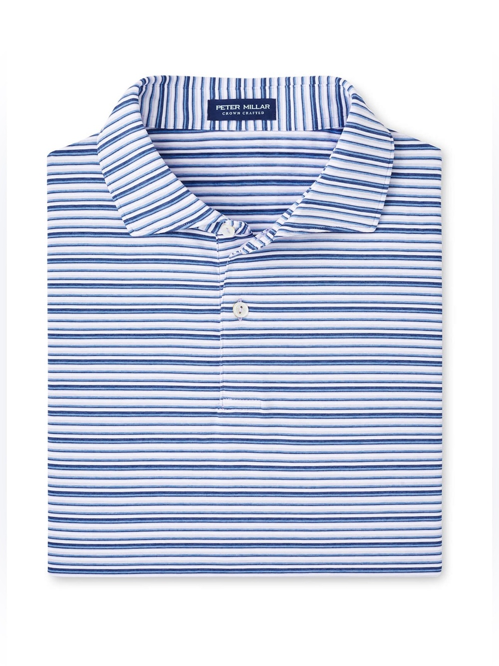 Peter Millar Cadence Performance Jersey Polo Lavender Moon Blue XL NWT